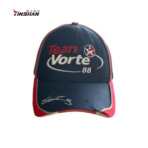 Custom Embossed 6-Panel Baseball Cap for Men's Motor Racing Sports Hats 58cm Size
