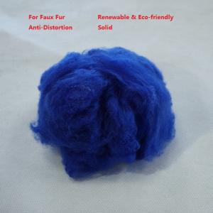 China Recycled Pet Fiber (PSF), 100% Pure Eco - Friendly Material For Faux Fur , Best Anti Distortion supplier