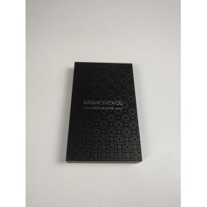 Modern Luxury Electronics Packaging Box Black Art Paper With Hot Stamp Foil Surface Finish