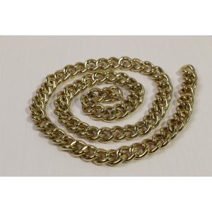 Zeronickel Metal Handbag Chains , 14mm Decorative Metal Chain Electroplated