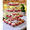 China 3 Tier 4 Tier 5 Tier Acrylic Cupcake Stand Display High Strength And Stability wholesale