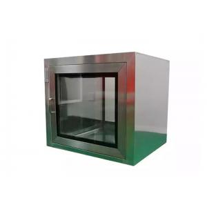 China SS SUS304 Static Transfer Window Pass Through Box With UV Light supplier