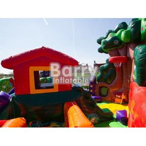 Custom Blow Up Obstacle Course For Kid Party Time Playground Inflatable Jumping Bounce