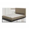 Elegant design bed flame for indoor or slat bed frame with wooden legs or