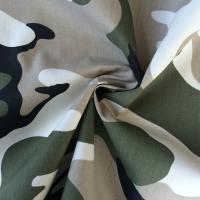 China Polycotton Blend Camouflage Fabric TC Poplin Fabric Plain Weave 1/1 on sale
