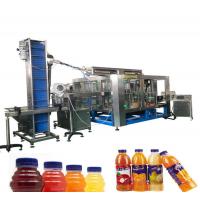 China 3 In 1 Concentrated Juice Bottling Machine / Juice Filling Equipment  For Pet Bottle on sale