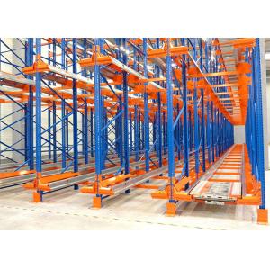 China RAL Color Warehouse Metal Storage Racks , Radio Shuttle System Robot Welding supplier
