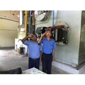 Caldeira de vapor de tubo de água de óleo e gás PLC para indústria química