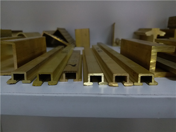 China Copper Brass Door & Window Profile With Extrusion Polish Process wholesale