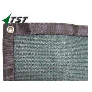 Dark Green 150gsm 6*50ft Chain Link Fence Privacy Screen With Brass Grommets