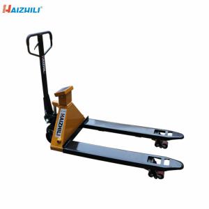 Hydraulic Mobile Industrial Pallet Truck With Scale 2500kg Load Capacity