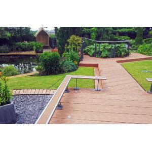 China Engineered WPC Decking Flooring For Corridor & Decoration With Sanding Surface wholesale