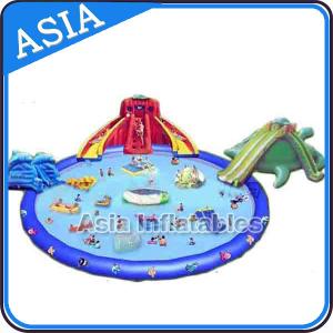 China Super Fun Inflatable Water Park , Amusement Park Games Equipment supplier