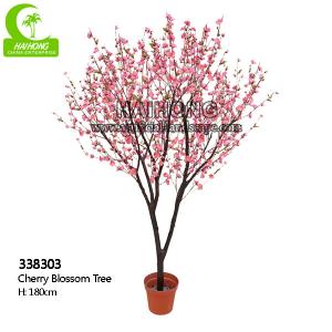 China Factory Handmade High Simulation 180cm Artificial Cherry Blossom Tree For Garden Landscaping supplier