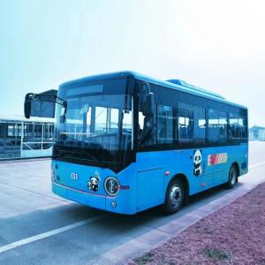 China 6.6m Battery Charging Vehicle LHD RHD 23 Seaters Electric Mini Bus Window Sliding supplier