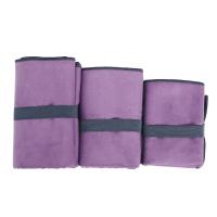 China Purple Soft Waffle Microfiber Swimming Fitness Gym Hand Towel Super Absorbent on sale