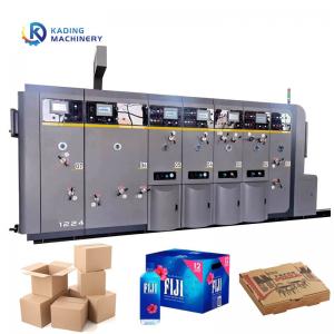 Lead Edge Carton Printer Machine Intelligent Control For Making Corrugated Carton