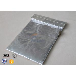 China Sac ignifuge de document de tissu argenté de fibre de verre pour les photos SDS TDS supplier