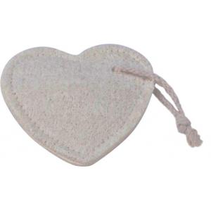 China Heart Shaped Shower Loofah Pad Loofah Body Scrubber For Facial Cleaning supplier