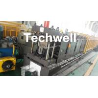 China 0-15m/min Forming Speed Cold Roll Forming Machine For Making Top Hat Channel , Furring Channel on sale