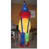 China Custom Cartoon Character Clown mascot costumes with Good ventilation wholesale