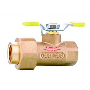 China YomteY Brass Shut-off Ball Valve With Union supplier
