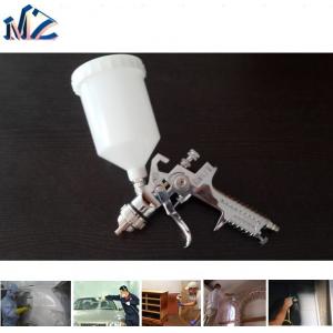 China Chrome peignant le pistolet de pulvérisation en plastique d'air de la gravité HVLP H827 de tasse de grande taille de bec supplier