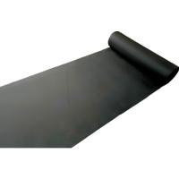 China 0.6-2.5Mm Black Matt Hypalon Rubber Sheet Fabric on sale