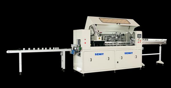 1-Color 50 pcs/min Automatic Filter Screen Printing UV Curing Machine