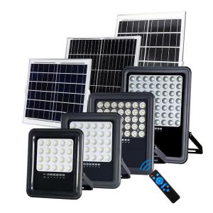 China 100 W 150 W 200 W LED Solar Outdoor Flood Lights Ground Mounted Projector Light Builders supplier