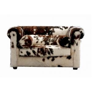 Leopard Print Winter Warmth Sanding Hotel Room Sofa Set For Living Room