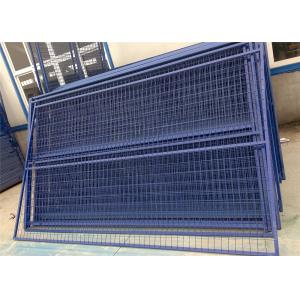 China H6’/1830mm*W9.5’/2900mm weld infill mesh2*4*9ga/3.60mm temporary construction fence panels powder coated blue supplier