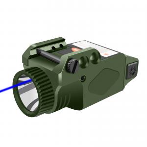 Reliable Tactical Blue Laser Sight Handgun 500 Lumen Flashlight