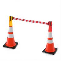 China Plastic Retractable Belt Suppliers Traffic Construction Barrier Safety Cone Belt on sale