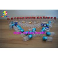 China Customized Bullet Plastic Pill Bottles , Plastic Medicine Bottles With Metal Cap on sale