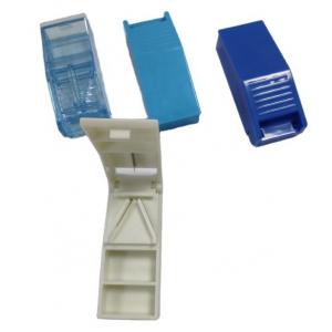 Portable Pill Dispenser Box Medication Tablet Cutter Drug Chemical Mini For Seniors 2 Case