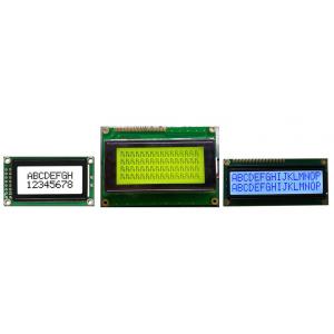 China From 8x2 To 40x4 Dots COB / COG Character LCD Module List wholesale