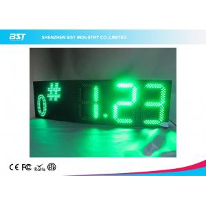 China Semi Outdoor Led Gas Price Display , 15  Advertising Led Display Panel Price supplier