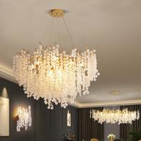 China Modern Luxury Chandeliers Lighting Indoor Crystal Glass Pendant Lamp on sale