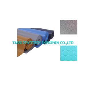 China Esteira estática ESD do verde do cinza azul a anti que pavimenta 1.2×10 m 2mm Textured a resistência de fogo supplier