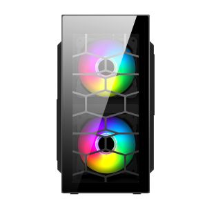 China 手持ちのゲームコンピュータケース, MATX 形式で設計 ソフトウェアのインストールアップグレードのための十分なスペースを提供 on sale