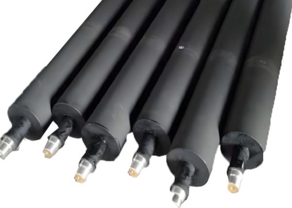 Low Noise Sealed Disc Belt Conveyor Roller Alloy Material Patterned Rubber Lining