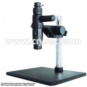 China Industry 0.7x - 5x Monocular Zoom Video Microscope LED A21.0902 supplier