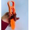 Labor Work Plastic Glove Clips 16.26cm Total Length For Holding Gloves