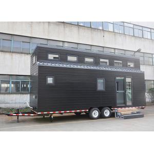 Modular Home Prefabricated Light Steel Structure Tiny House On Wheels With Trailer For Airbnb