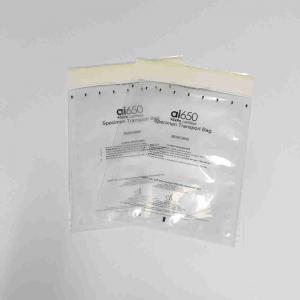 Laboratory Biohazard Specimen Bags Self Adhesive Seal With Printing