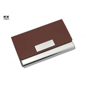 Presente gravado do suporte de cartão da prata esterlina, caixa de cartão executiva elegante