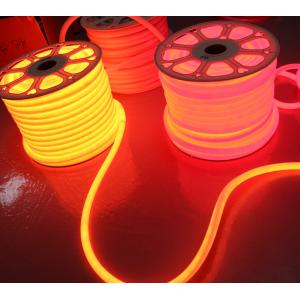 24v orange led neon flexible tube soft 360 led neo neon flex strip waterproof outdoor rope 2835 smd