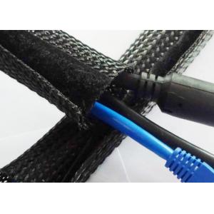 Self Adhesive Flexible Braided Wire Covering , Nylon Expandable Sleeving