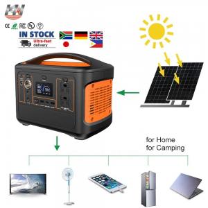newest hot wireless 220v lithium battery supply solar portable power bank station charger